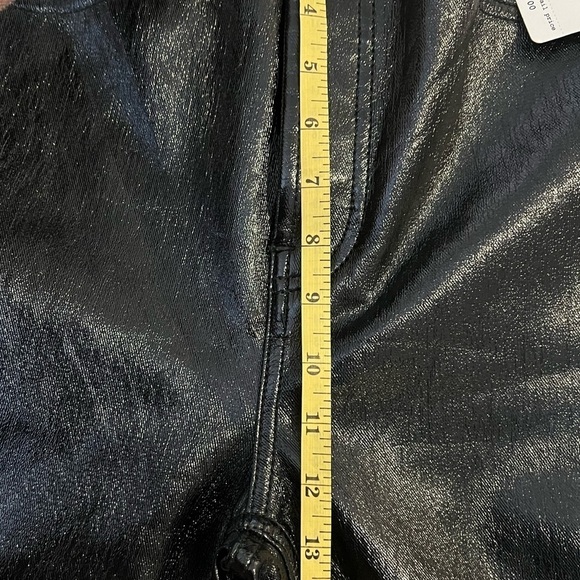 Free People Phoenix Coated Jeans Liquid Black NWT - Picture 14 of 16